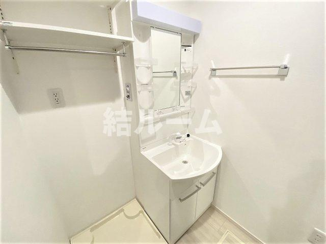 板橋区大山西町の賃貸マンションの独立洗面台
