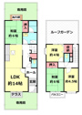 【間取り】 | タウンハウスのため、上下階の足音を気にすることなく戸建のような生活がお送りいただけます♪