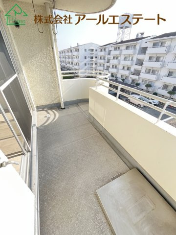 第二恵美酒マンション　　山陽電鉄「亀山駅」徒歩5分のバルコニー