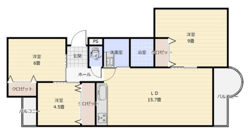 第二恵美酒マンション　　山陽電鉄「亀山駅」徒歩5分の間取り