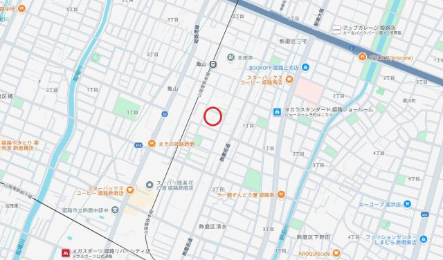 第二恵美酒マンション　　山陽電鉄「亀山駅」徒歩5分の地図