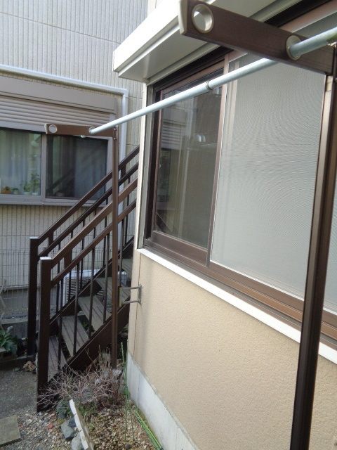 シティハイム　コーポ鯨のバルコニー