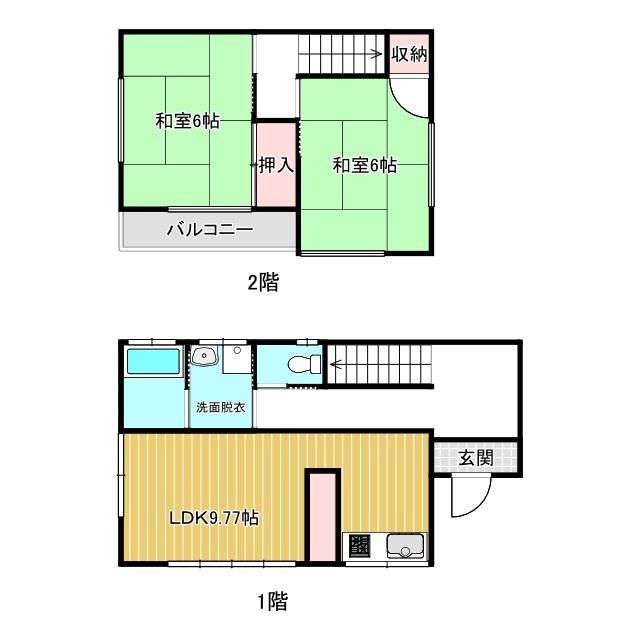 松戸市根木内戸建の間取り