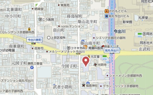 デ・リードヴィンテージ御所西　4階の地図