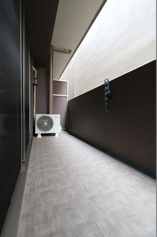 京まちなか湖月のバルコニー