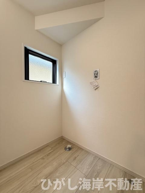 藤沢市大庭　新築戸建　のランドリースペース|洗濯機置場