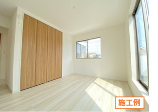【内観：施工例】 | 大和市中央林間西　全3棟/今回販売3棟（3号棟） | 同施工会社施工例（洋室）