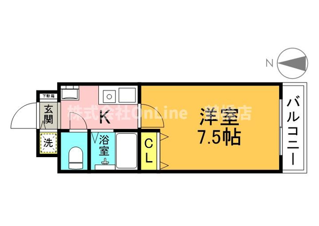 【間取り】 | ルフォン今里