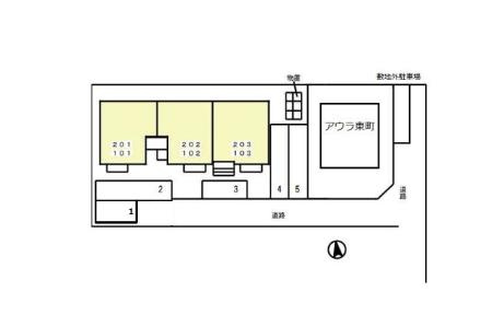 クレーネ東の区画図