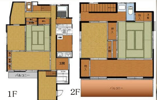若松町戸建の間取り