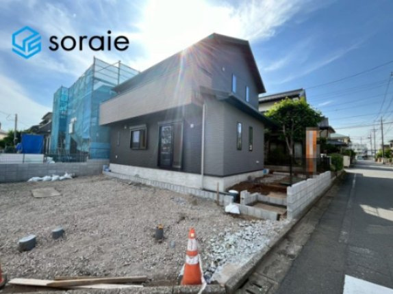 狭山市広瀬台2期　新築戸建の外観|5/19撮影