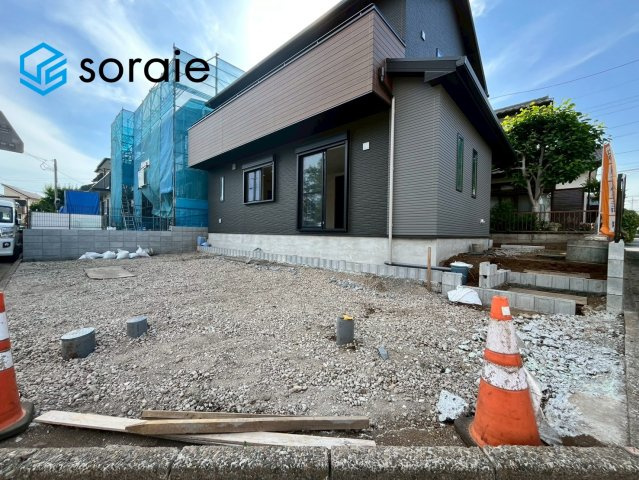 狭山市広瀬台2期　新築戸建の駐車場|5/19撮影