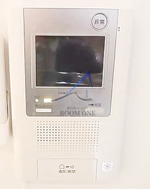 レックス多摩川レジデンスのセキュリティ|モニター付きインターホンです。