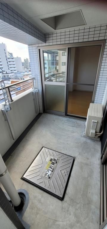 エリアMのバルコニー