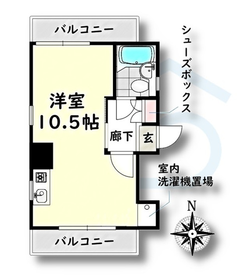 【間取り】 | シティマンション新瑞東【名古屋市賃貸・エレベーター】