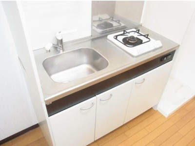 【キッチン】 | ハイツ山東 | きれいなキッチンです