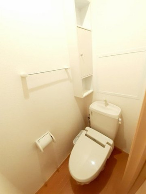 【トイレ】 | ビューネ遠藤Ｃ | 清潔感のあるトイレです