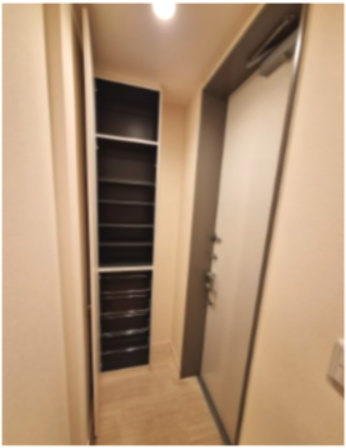 アジュール目黒不動前の玄関|シューズＢＯＸ