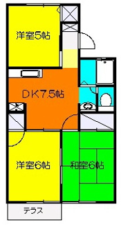 【間取り】 | サンハイム韮山