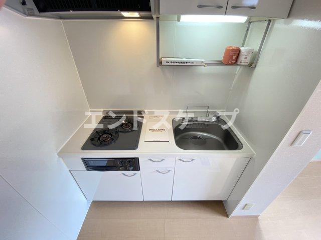 リヴェールマリーズ　Ｂのキッチン|高崎、前橋、伊勢崎エリアのお部屋探しはエンドスケープまで！お客様の理想お聞かせ下さい♪
クロスの色が異なる場合があります。