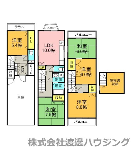 生野区生野西３丁目戸建の間取り
