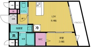 【間取り】 | ｂ’CASA武蔵小杉Ⅱ