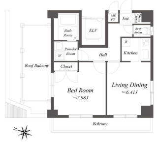 【間取り】 | ニューシティアパートメンツ久が原