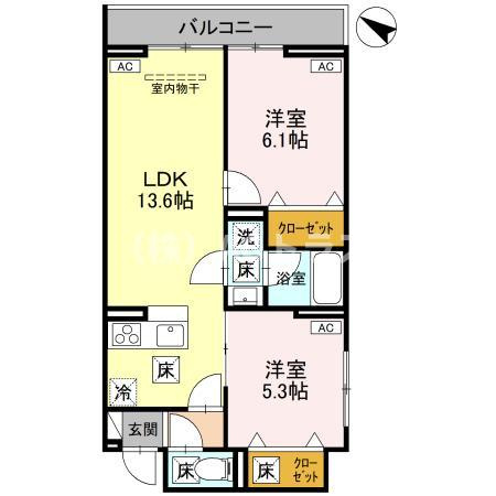 【間取り】 | 奈月ヒルズ