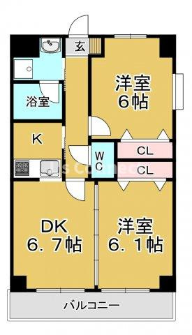 【間取り】 | ツインプラザ幸