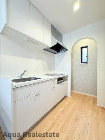 シングルハウス　春日町のキッチン|きれいなキッチンです