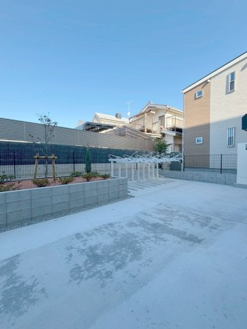 「防音マンション」スカイラシクラス平和台の駐車場|防音室からの眺望です