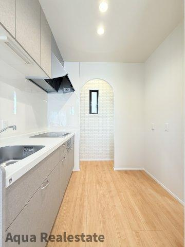 シングルハウス　上福岡町のキッチン|きれいなキッチンです※同仕様モデルハウス写真です