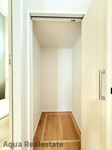 シングルハウス　上福岡町の収納|収納豊富です※同仕様モデルハウス写真です