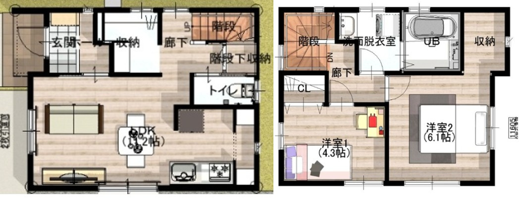 シングルハウス　上福岡町の間取り
