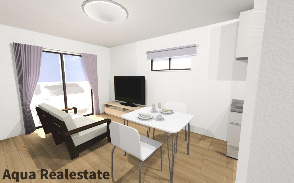 シングルハウス　上福岡町の完成予想図|内観の完成予想図です