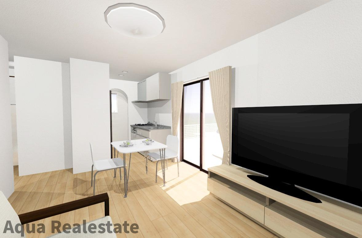 シングルハウス　上福岡町の内観：施工例|内観の完成予想図です