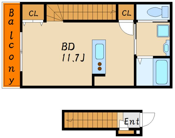 セントポーリア明石の間取り