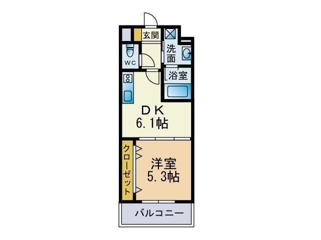 COZY COURTの間取り