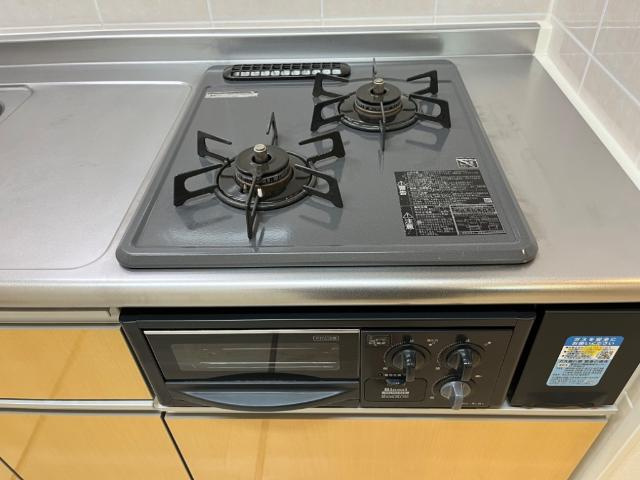 エスト　ソレイユのキッチン|2口コンロ