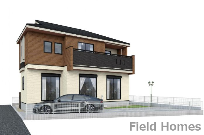 南区麻溝台7丁目新築戸建て　1号棟の外観パース|外観イメージ「南区麻溝台7丁目新築戸建て」