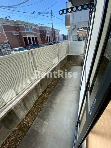 フォーブルリッチC棟のバルコニー