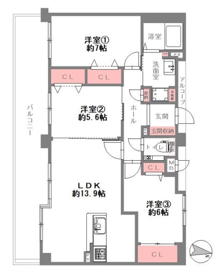 【間取り】 | ランフォルセ枚方天の川