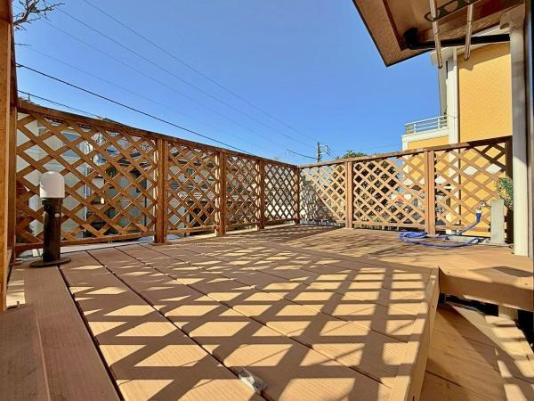 横浜市戸塚区柏尾町の中古一戸建の庭