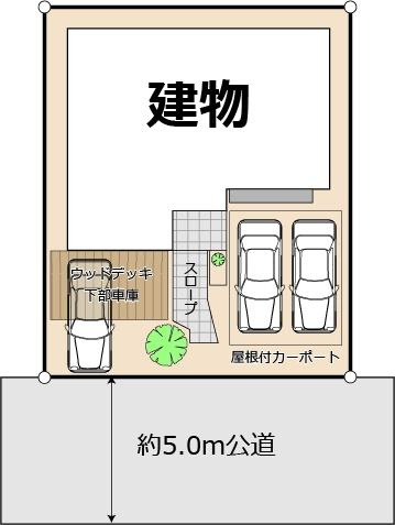 横浜市戸塚区柏尾町の中古一戸建の区画図