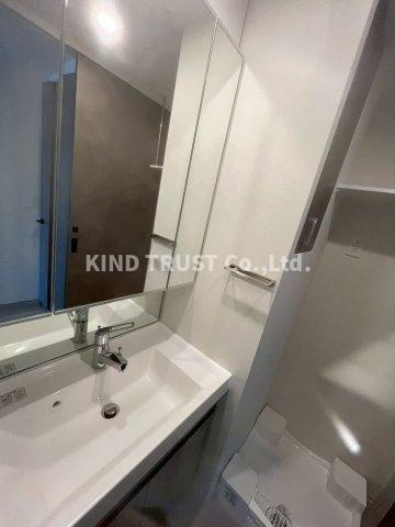 アーバネックス東梅田の洗面所|脱衣スペースもあります