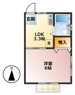 【間取り】 | フレンドコーポ