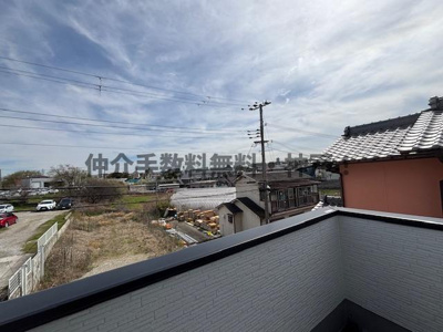 【バルコニー】 | 神戸市西区玉津町新方　新築戸建　仲介手数料無料！ | 落ち着いた時間を過ごせるバルコニーです
