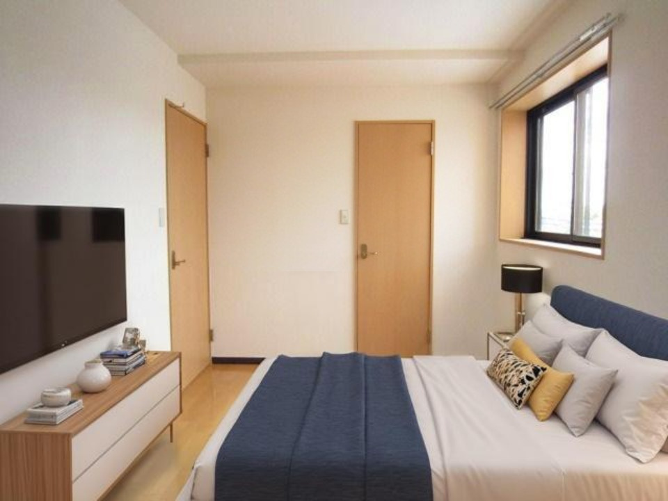 キャロットⅡの寝室|本画像はAIのCG作成イメージであり実際に現地に家具は置かれていません。