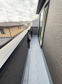 【バルコニー】 | 廿日市市前空４　2780万円～（前空駅）全2区画　NO1.2 | 南向きバルコニー