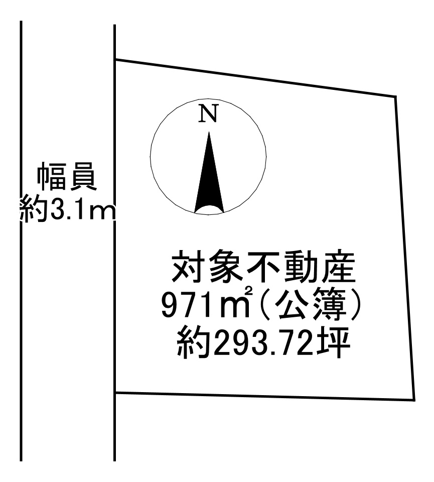 -三丁目不動産-熊谷市妻沼-の区画図